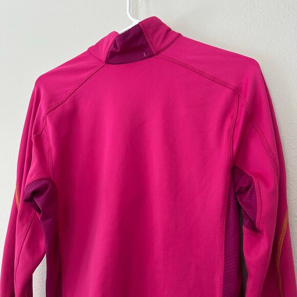 Salomon Long Sleeve 1/4 Zip Pullover Shirt base layer running Gorpcore pink L - Picture 11 of 13